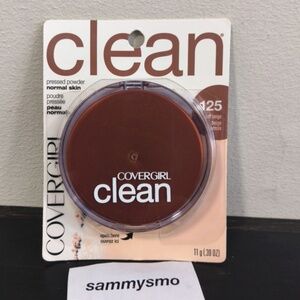 Covergirl Clean Pressed Powder, 125 Buff Beige, With Talc